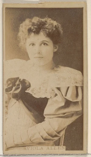 Viola Allen, from the Actors and Actresses series (N45, Type 8) for Virginia Brights Cigarettes