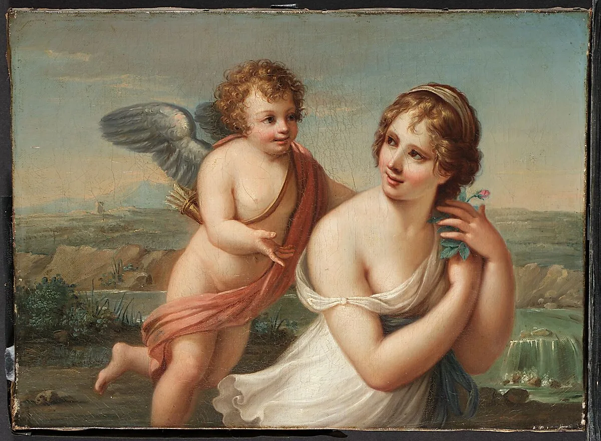 The Temptation of Eros — Angelica Kauffmann