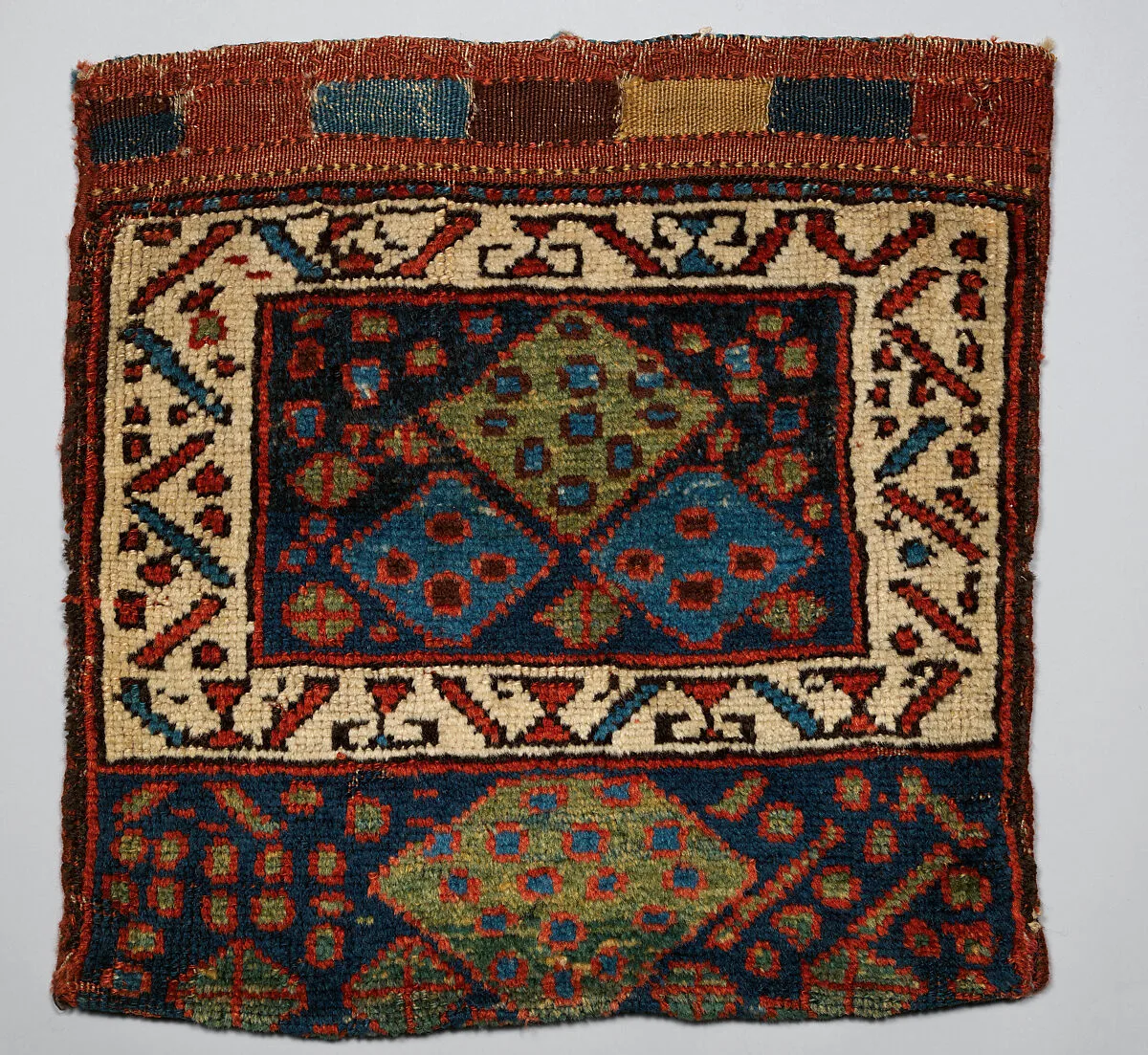 Face from Half of Double Saddle Bag (Khorjin) — Unknown