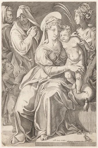 The Holy Family with St. Anne and St. Catherine
