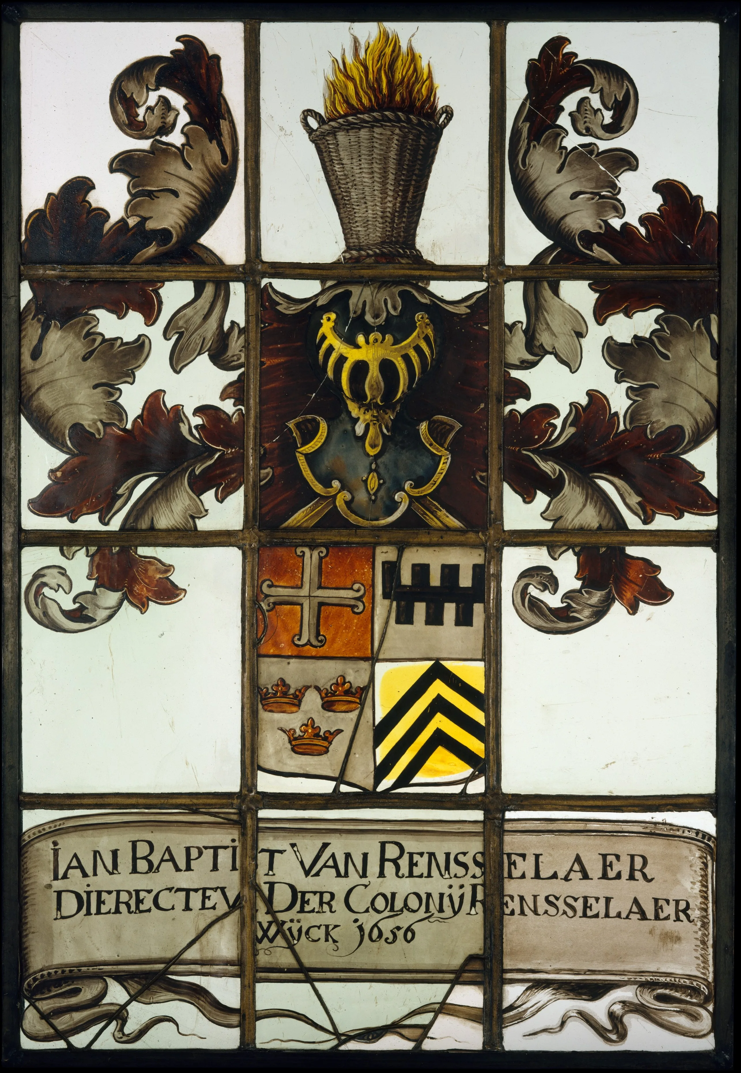 Stained-glass window — Evert Duyckinck
