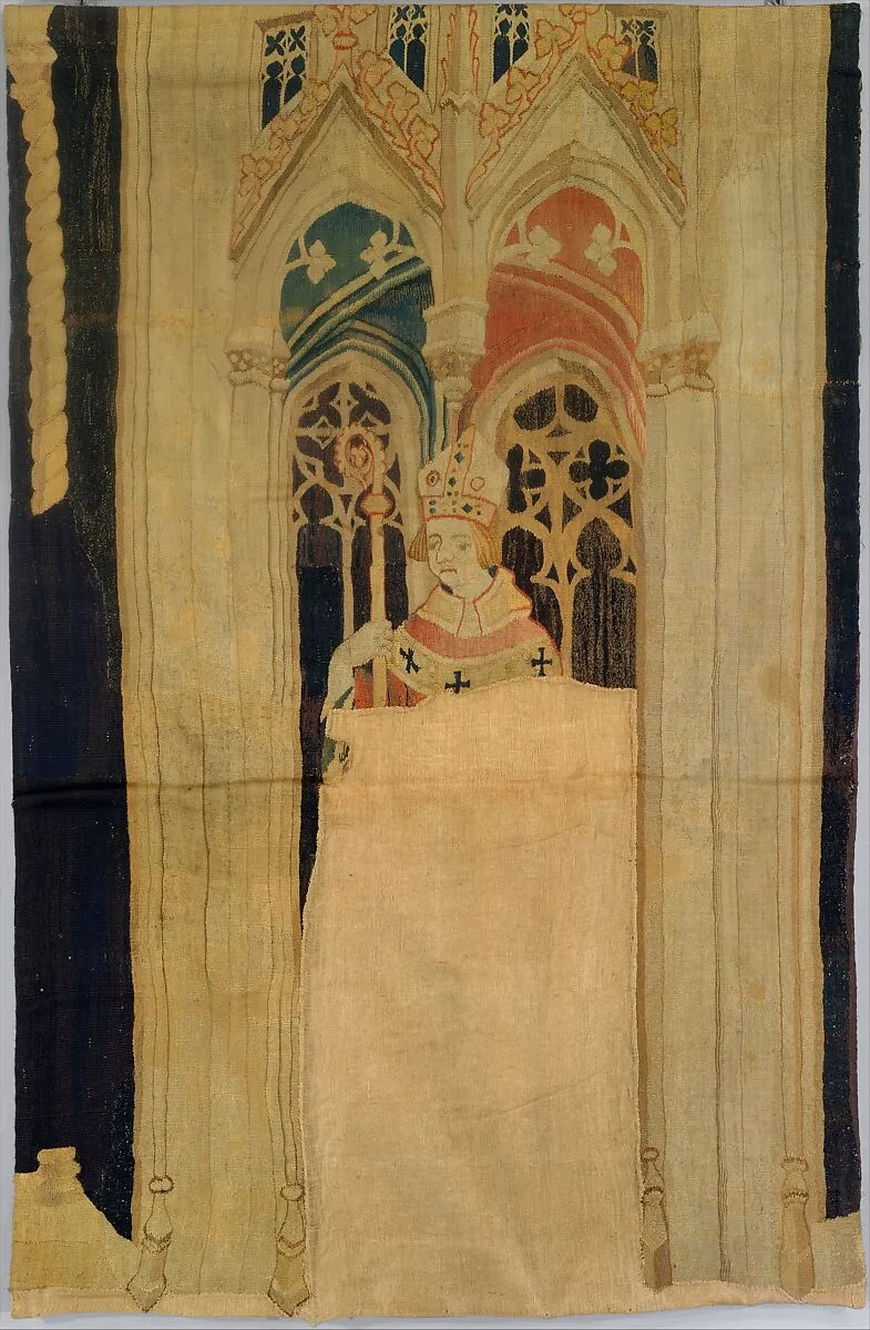 Fragment with Archbishop (from the Heroes Tapestries) — Unknown