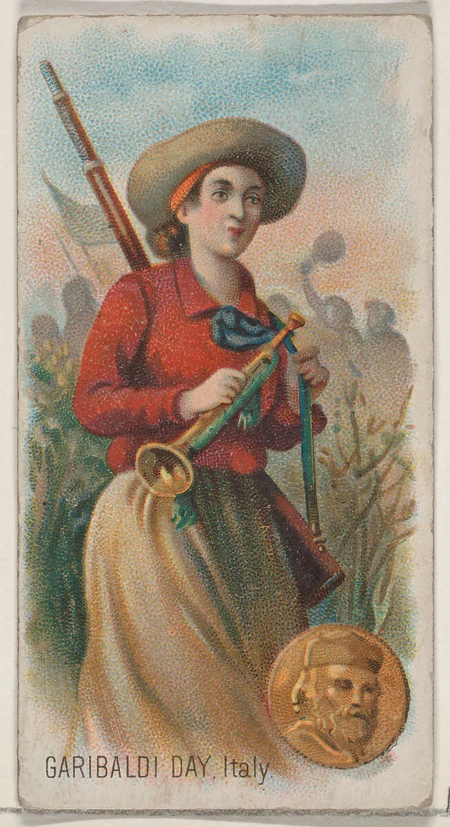 Garibaldi Day, Italy, from the Holidays series (N80) for Duke brand cigarettes — W. Duke, Sons & Co.|George S. Harris & Sons