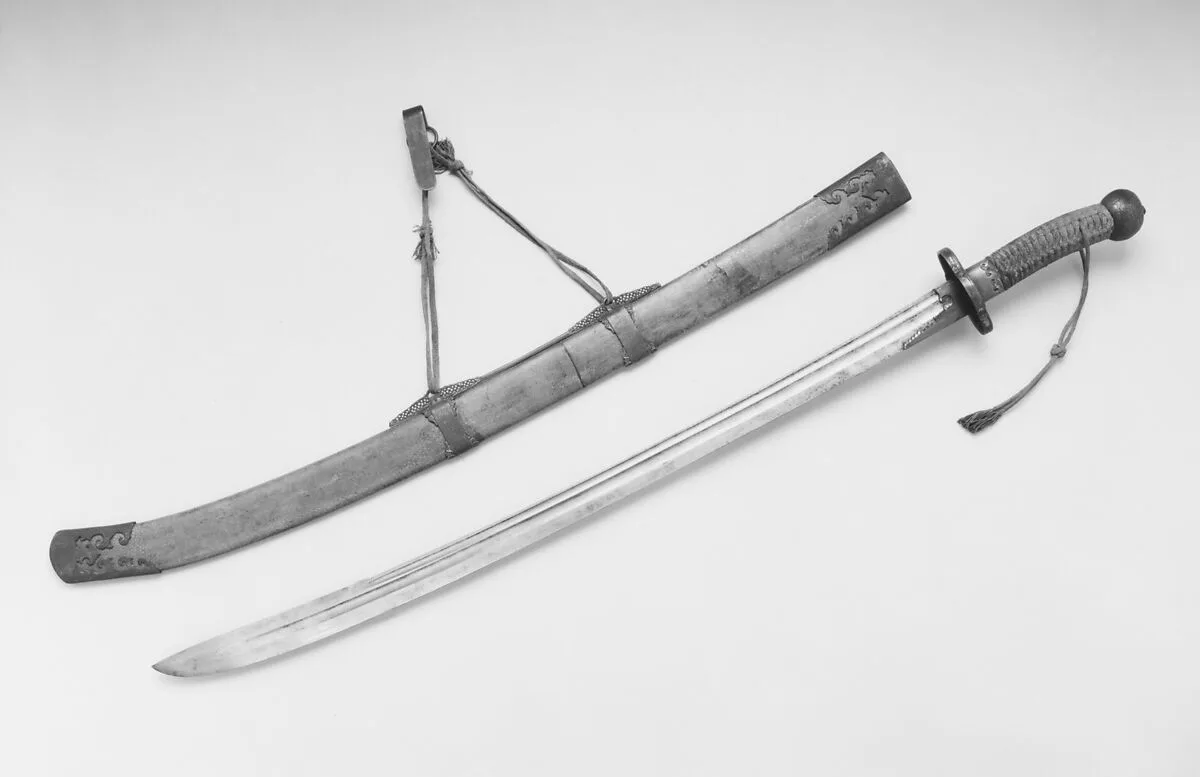 Sword with Scabbard and Belt Hook — Unknown