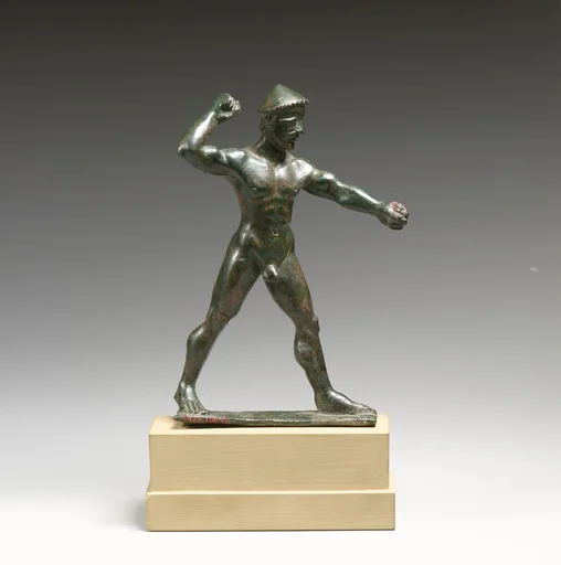 Bronze statuette of a hunter