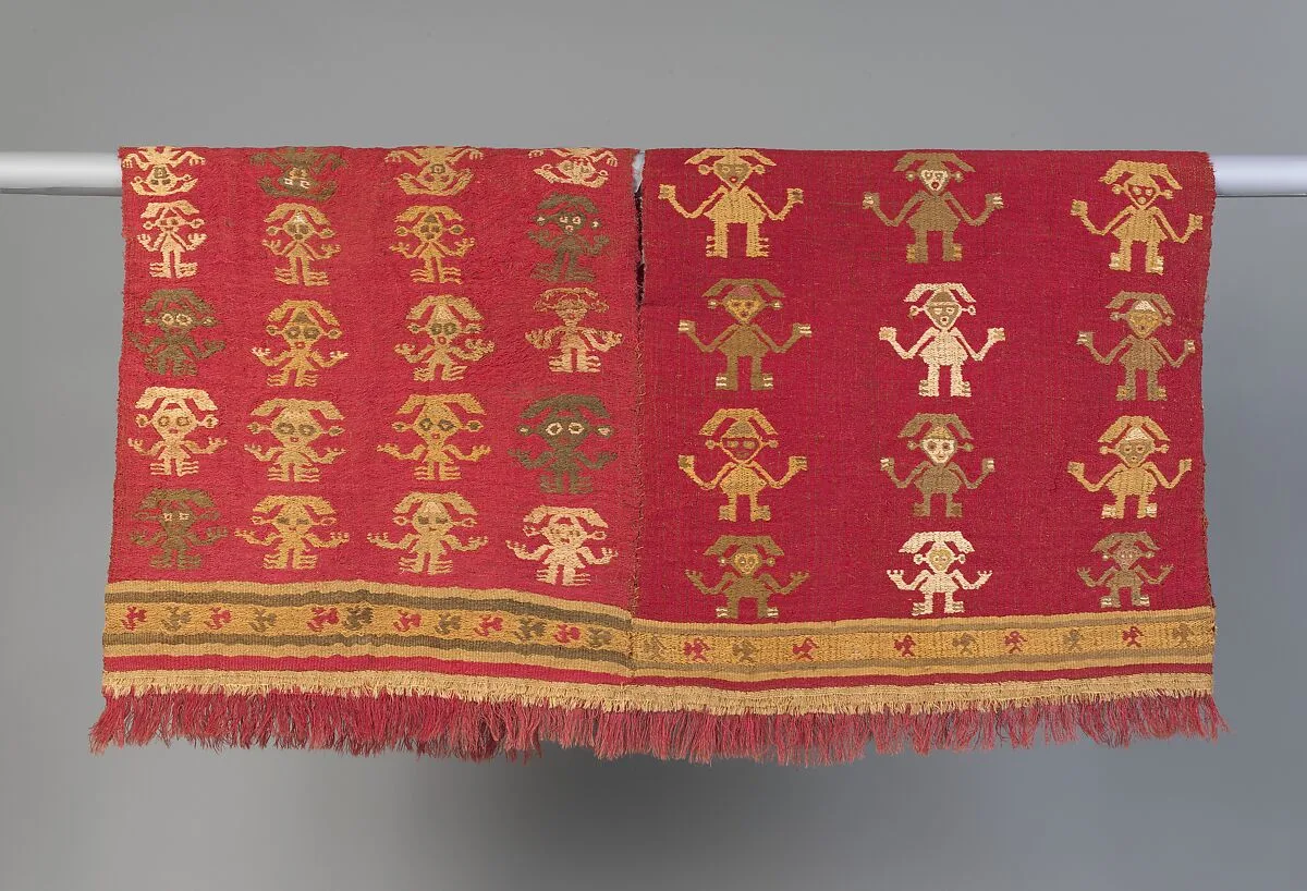 Tunic with Crescent Headdress Figures — Unknown