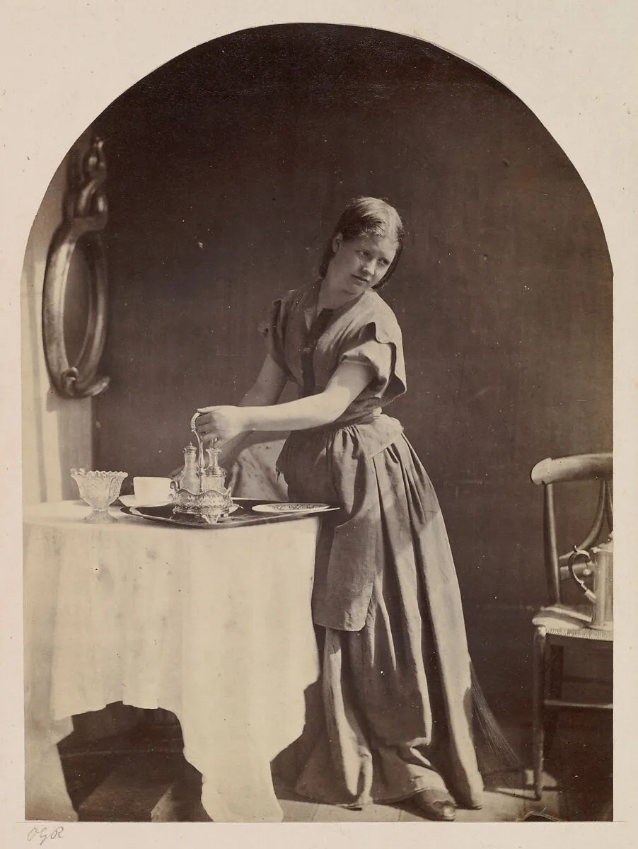 English Fashion at Breakfast — Oscar Gustav Rejlander