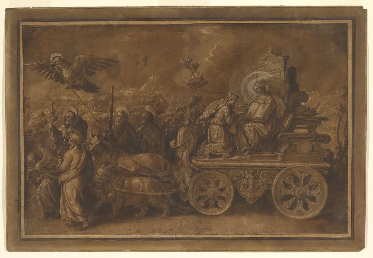 Allegory of the Triumph of the Church — Jan van der Straet, called Stradanus