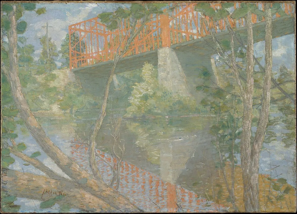 The Red Bridge — Julian Alden Weir