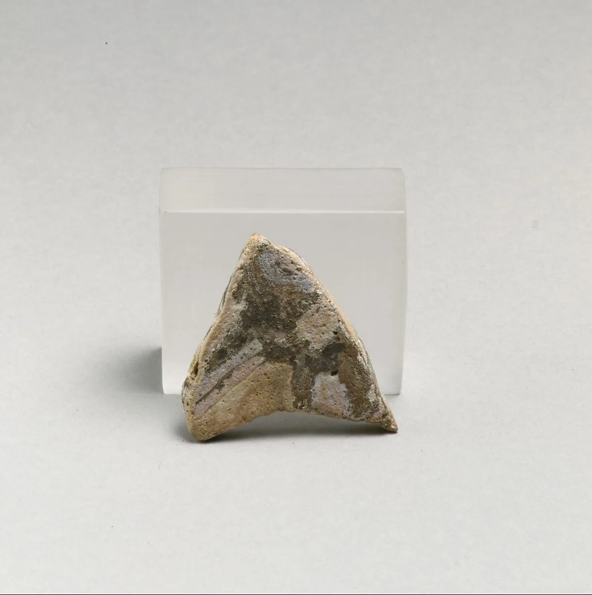 Glass mosaic inlay fragment — Unknown
