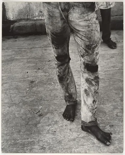 [Barefoot Man Wearing Dirty Canvas Pants, Haiti]