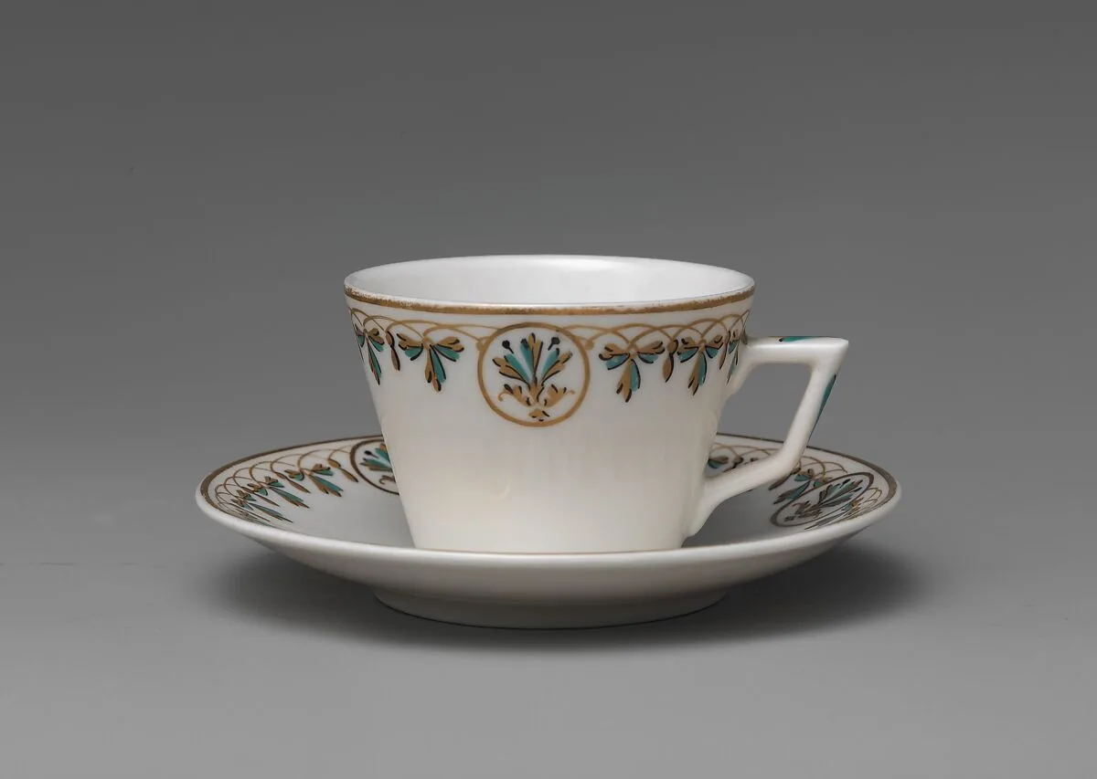 Demitasse Cup and Saucer — Union Porcelain Works