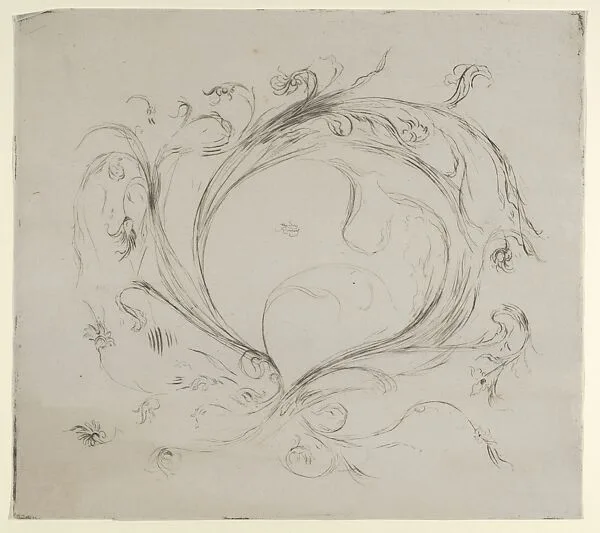 Scarab, Grecian Key and Fly Pattern Mount — Théodore Roussel