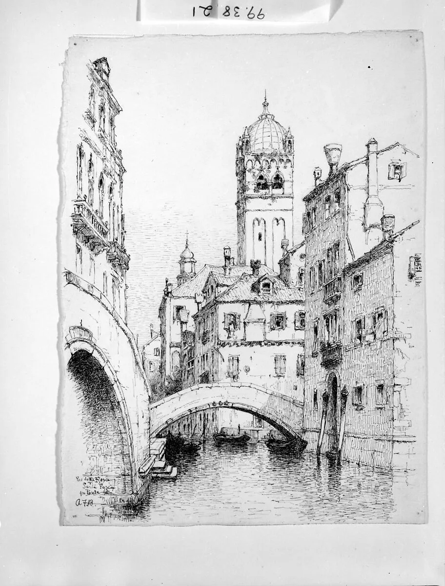 Rio della Fosca and Santa Fosca, Venice — Andrew Fisher Bunner