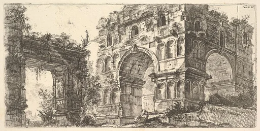 Plate 11: Temple of Janus (Tempio di Giano), from "Antichità Romane de' Tempi della Repubblica, e de' primi Imperatori"