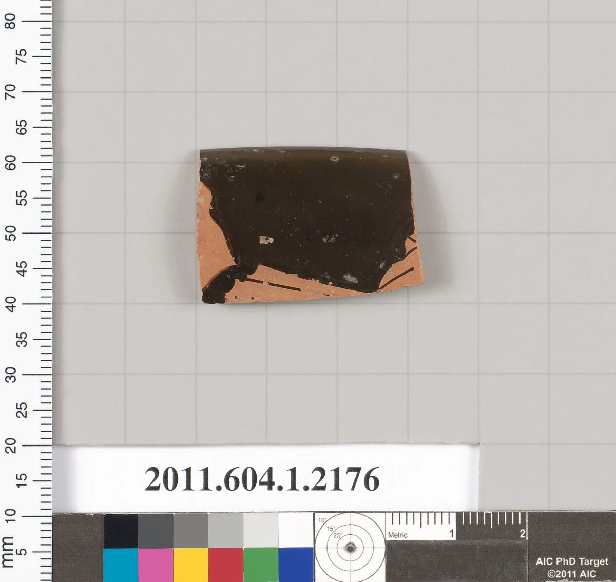Terracotta rim fragment of a kylix (drinking cup) — Unknown