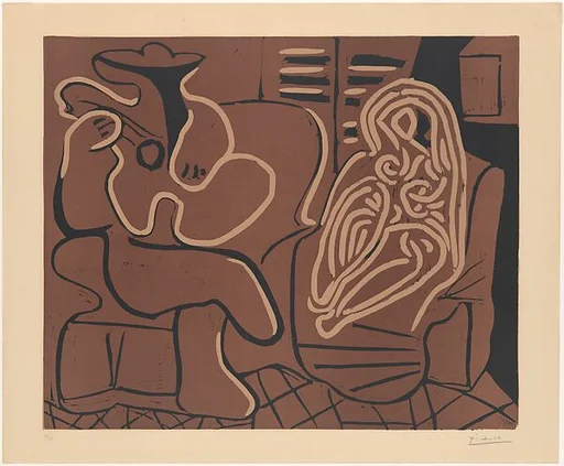 The Aubade with a Reclining Woman