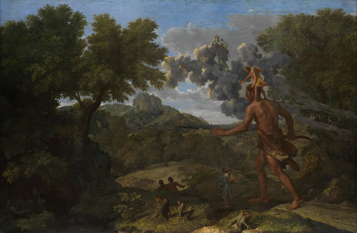 Blind Orion Searching for the Rising Sun — Nicolas Poussin