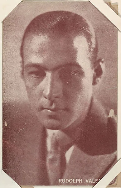 Rudolph Valentino from Movie Stars Exhibit Cards series (W401) — Unknown