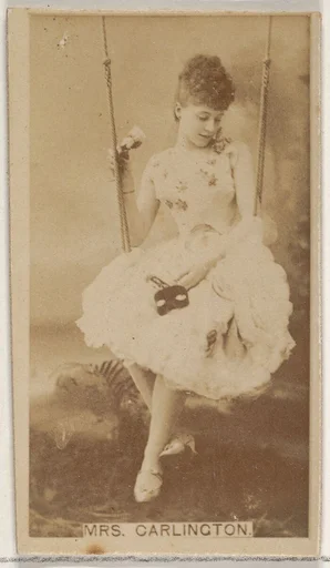Mrs. Carlington, from the Actors and Actresses series (N45, Type 8) for Virginia Brights Cigarettes