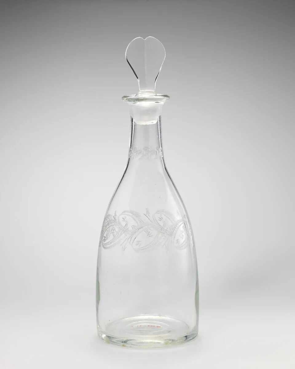 Decanter with stopper — Unknown