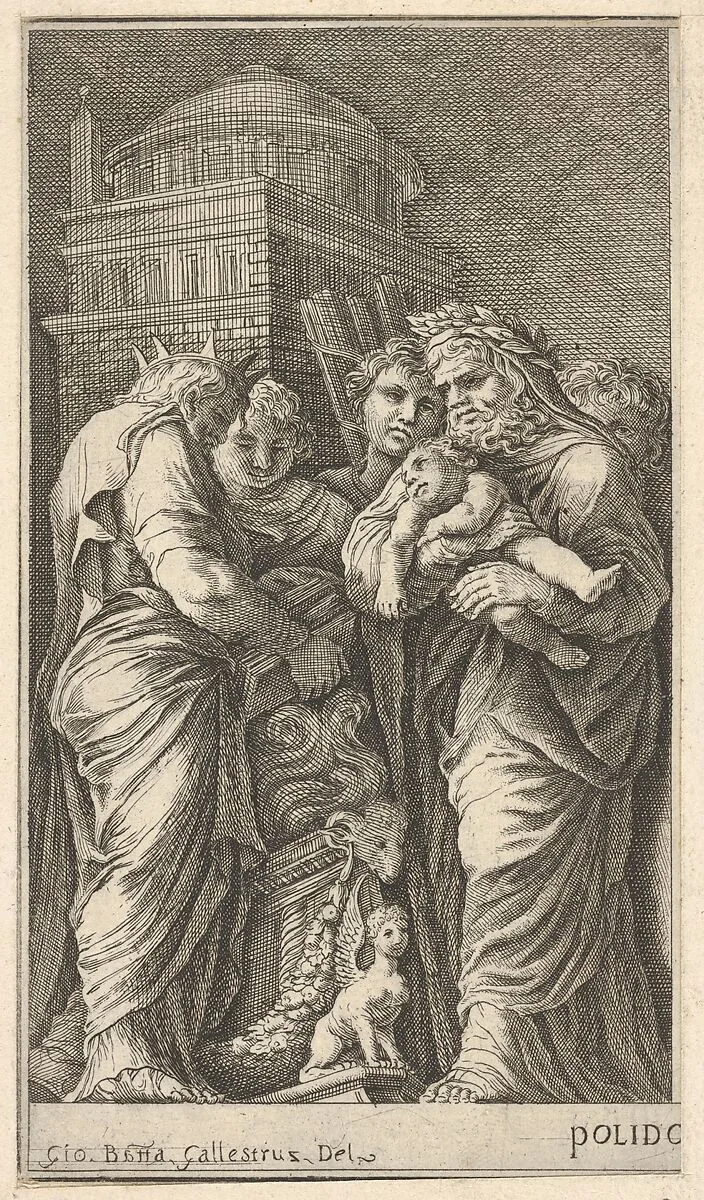 A Sacrifice — Giovanni Francesco Venturini|Giovanni Battista Galestruzzi|Polidoro da Caravaggio