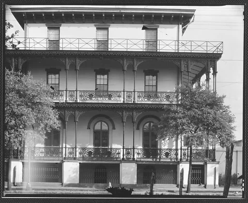 [Italianate Revival House with Cast-Iron Balconies, Savannah, Georgia]
