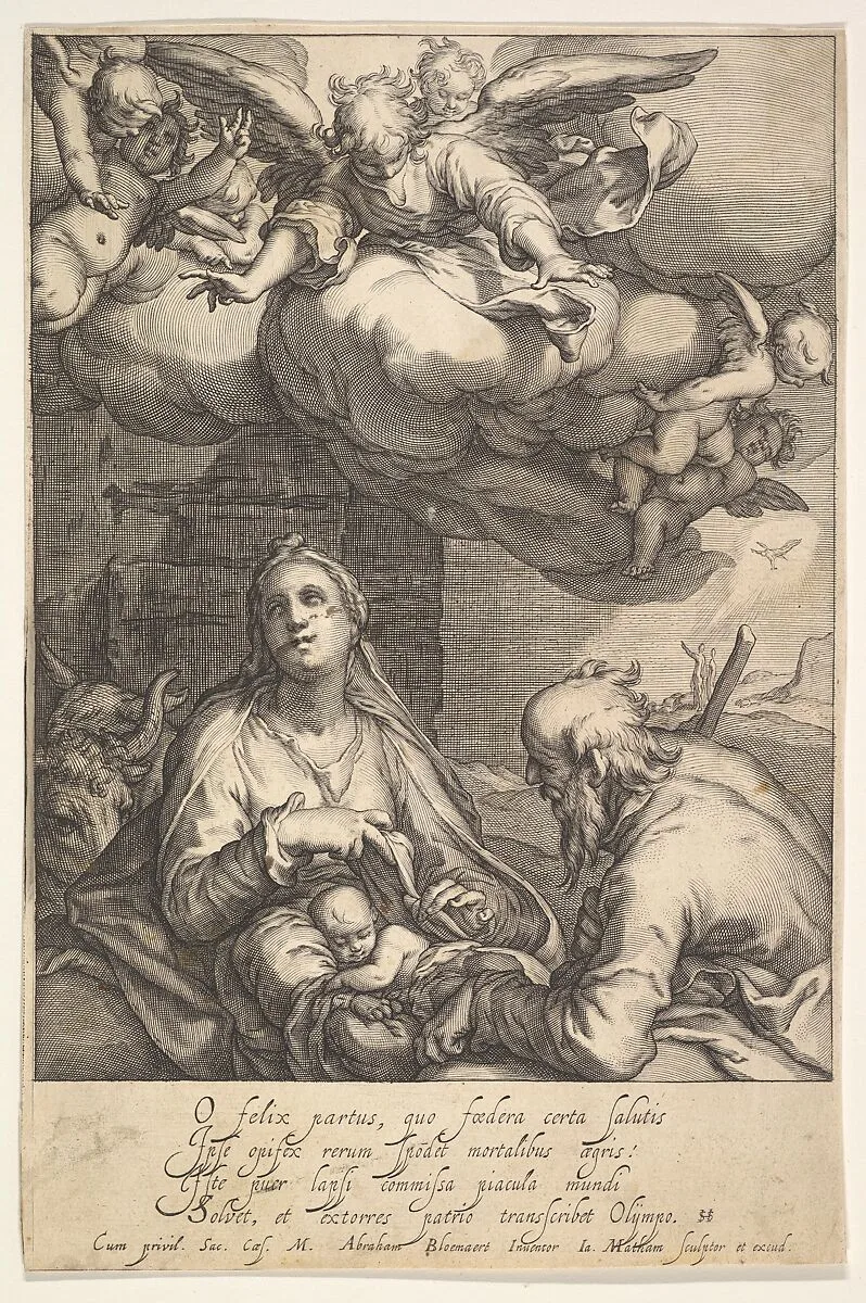 The Nativity — Jacob Matham|Abraham Bloemaert