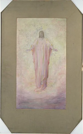 Drawing of a figure of Christ