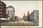 Pennsylvania Avenue; looking toward the Capitol, Washington, D.C.