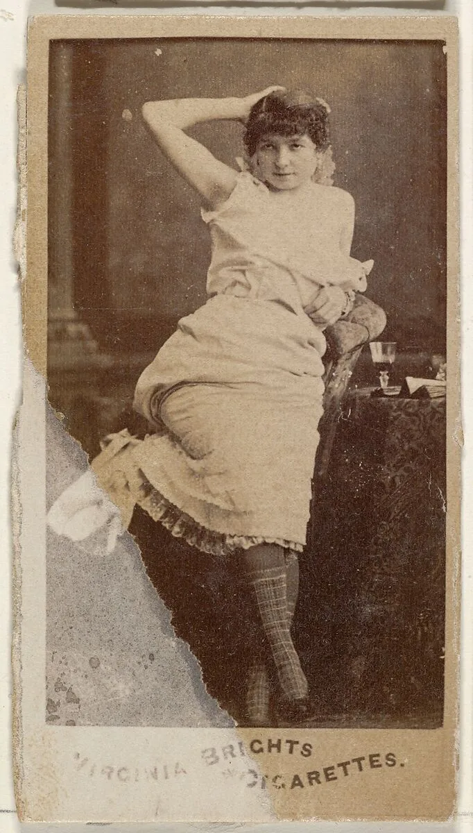 From the Actors and Actresses series (N45, Type 5) for Virginia Brights Cigarettes — Allen & Ginter