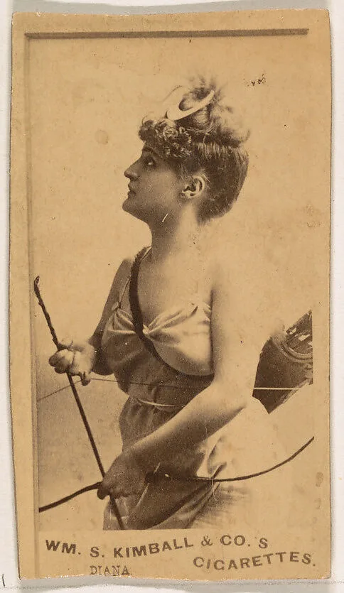Diana, from the Actresses series (N203) issued by Wm. S. Kimball & Co. — William S. Kimball & Company