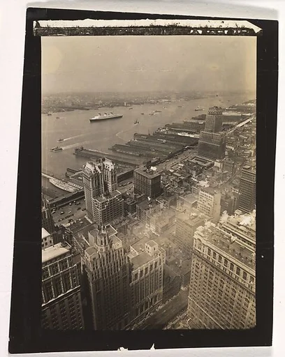 [Aerial View, Lower Manhattan, New York]