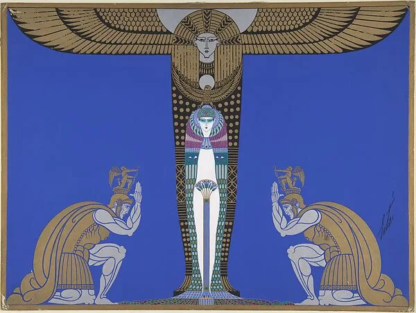 Cléôpâtre: Costume design for George White's Scandals, New York, 1926 — Erté (Romain de Tirtoff)