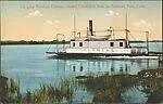 Old Lyme Ferryboat Colonial, crossing Connecticut River for Saybrook Point, Conn.
