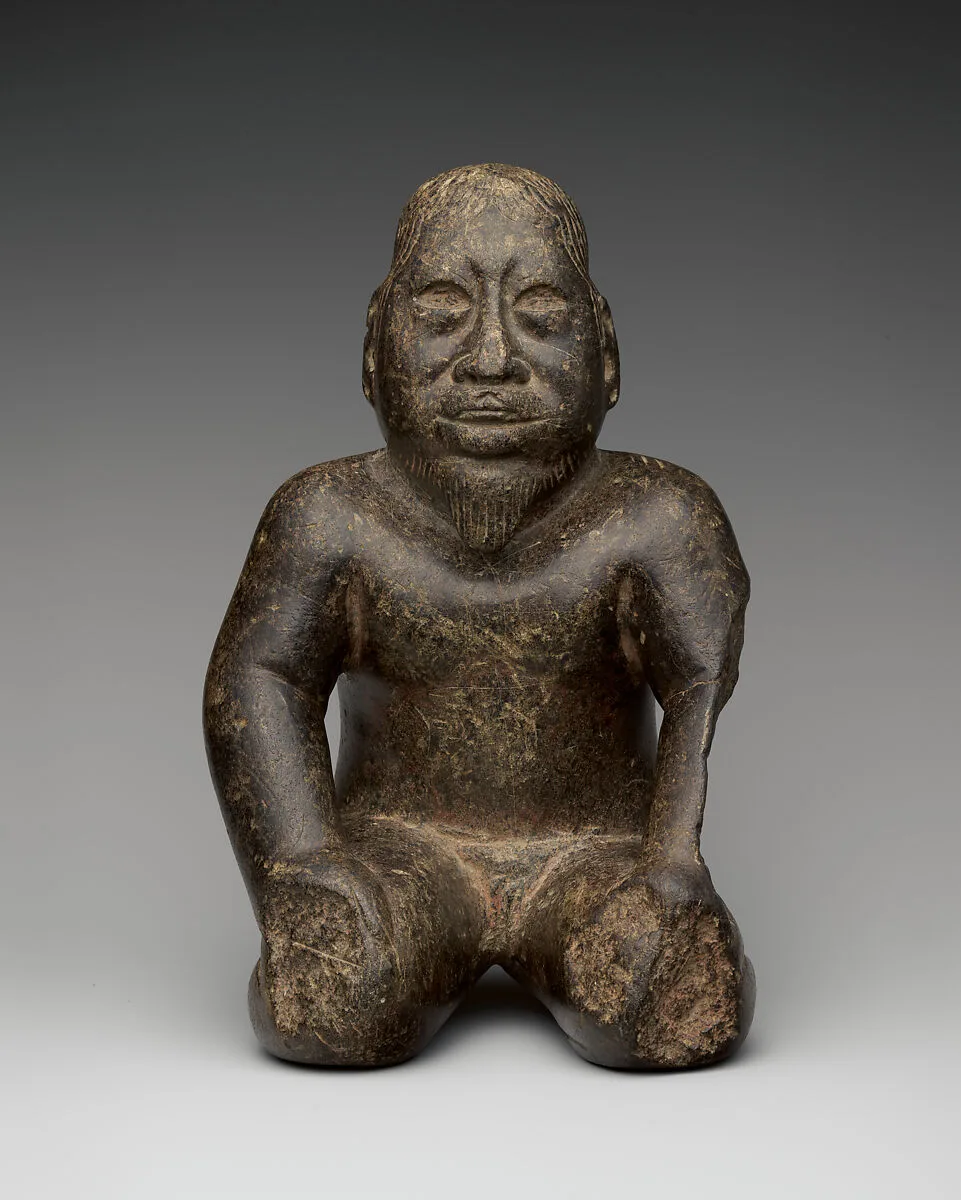 Kneeling Bearded Figure — Unknown