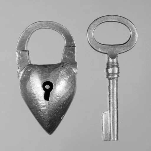 Padlock with key