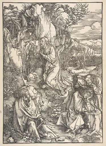 Christ on the Mount of Olives, from "The Large Passion"
