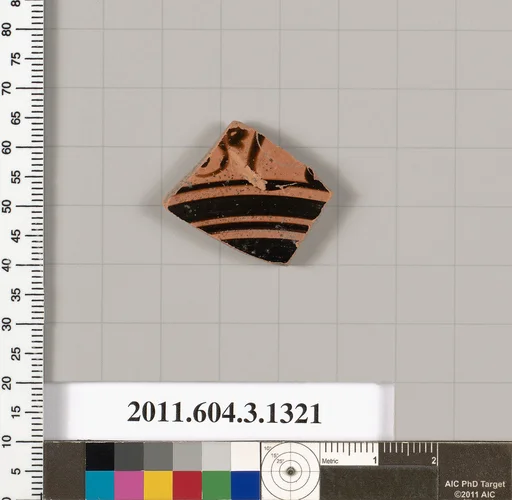 Terracotta fragment of a skyphos (deep drinking cup)