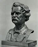 Bust of Mark Twain (Samuel Clemens) — Gladys Lewis Bush