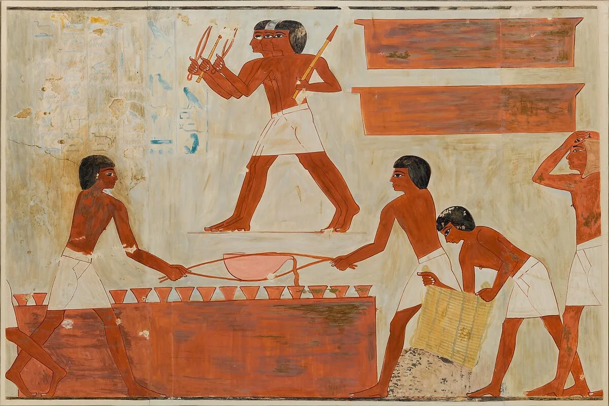 Casting Metal, Tomb of Rekhmire — Nina de Garis Davies