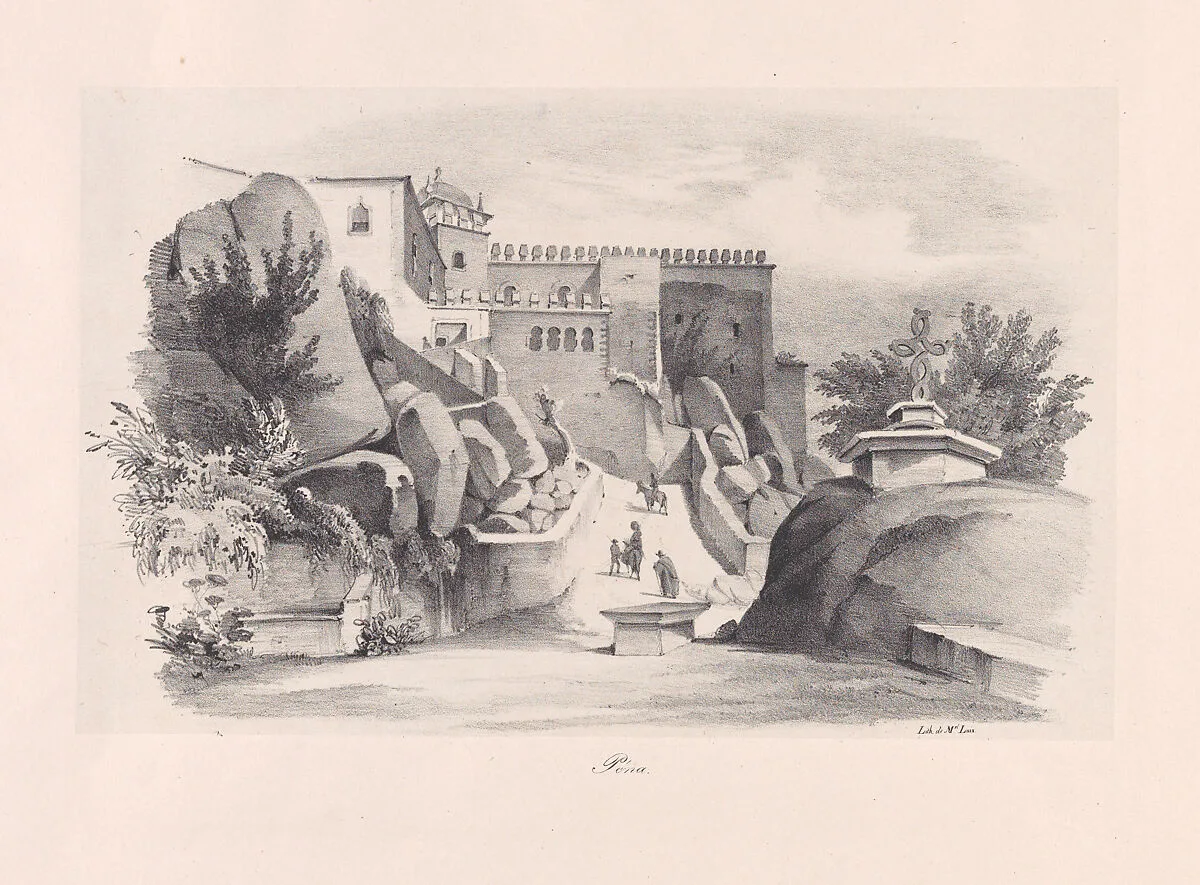 Close up view of the Castle of the Moors near Sintra — Clementine de Brelaz|Manuel Luis