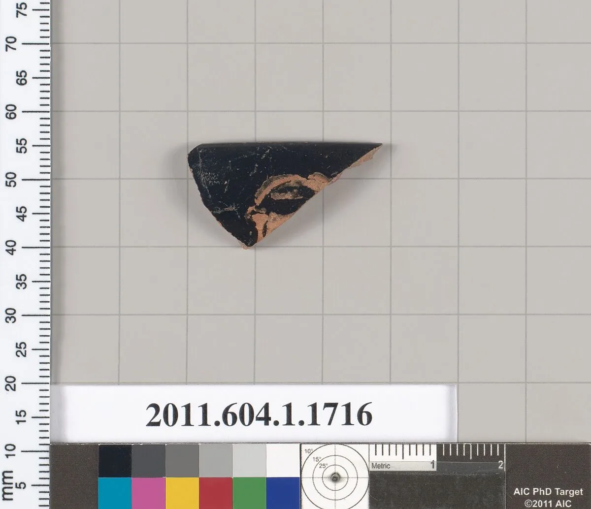 Terracotta rim fragment of a kylix (drinking cup) — Unknown
