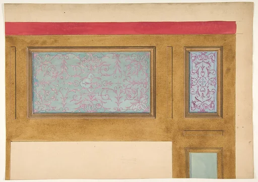 Design for woodwork and painted panels