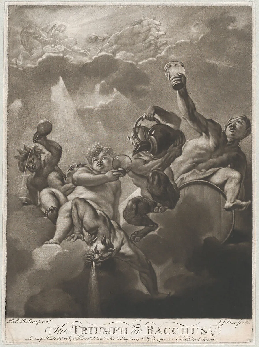 The Triumph of Bacchus — Isaac Jehner|Peter Paul Rubens