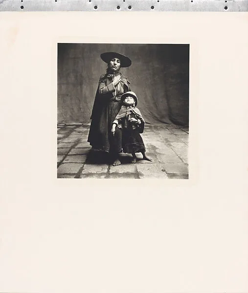 Mother and Posing Daughter, Cuzco — Irving Penn