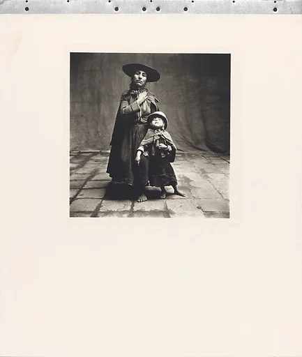 Mother and Posing Daughter, Cuzco