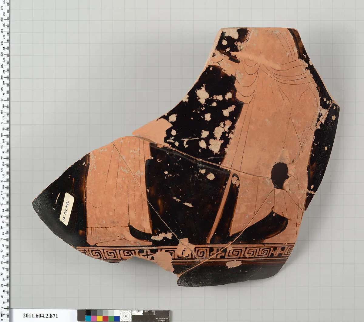 Terracotta fragment of a bell-krater (bowl for mixing wine and water) — Unknown