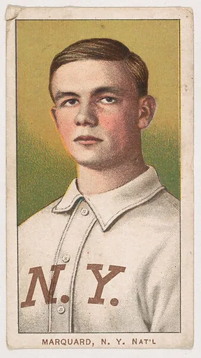 Rube Marquard, New York, from Coupon Cigarettes Baseball Issue, 1910
