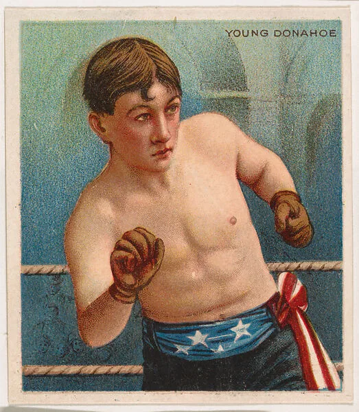 Young Donahoe (Phil Powers), Boxing, from Mecca & Hassan Champion Athlete and Prize Fighter collection, 1910 — Mecca Cigarettes